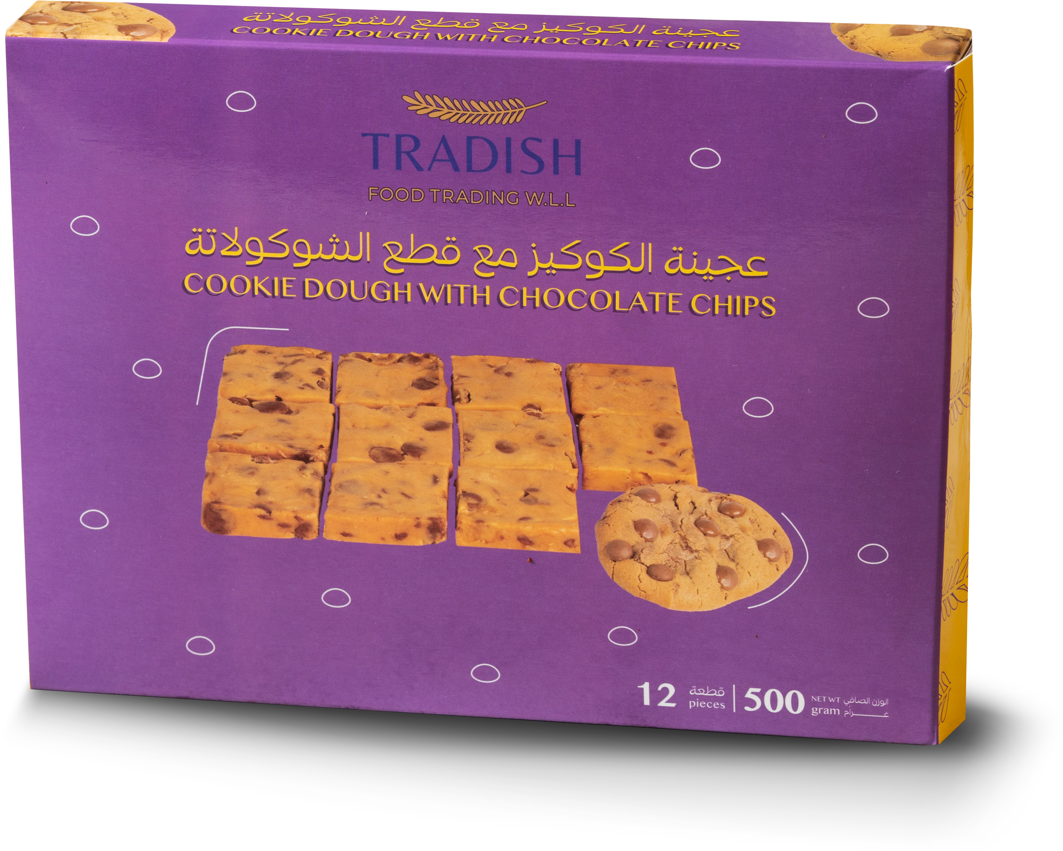 Chocolate Chip Cookies Dough 380g x 24