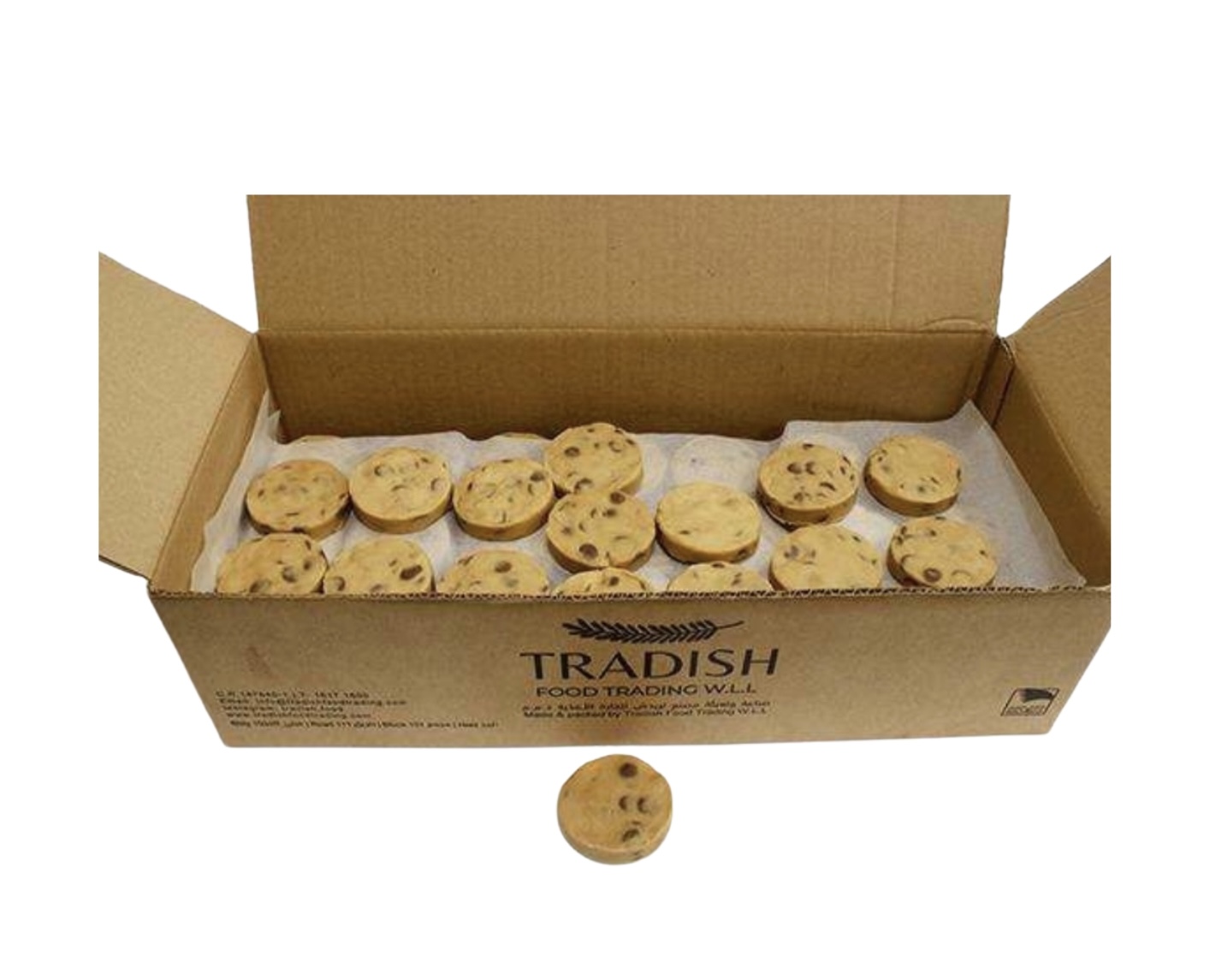 Triple Chocolate Chip Cookie Dough 50g x 100pcs