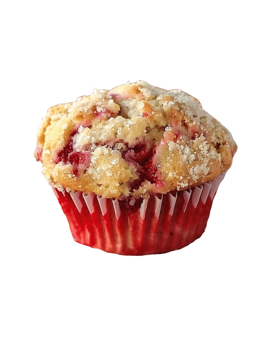 Crunchy Strawberry Muffins 100g x 25pcs